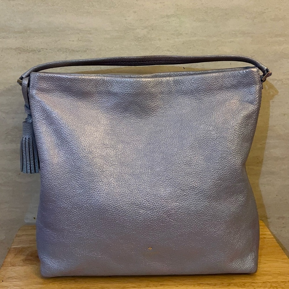 Kate Spade 100% Cow Leather Shoulder Bag With Tassel